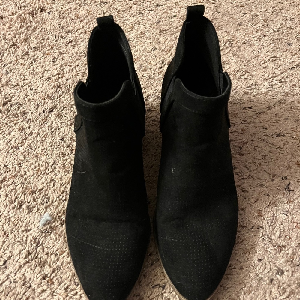 Black ankle boots